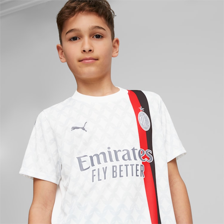 Puma AC Milan Away Youth Replica Jersey 23/24 - 770393-02-PUMA by Puma | Available at Niky's Sports