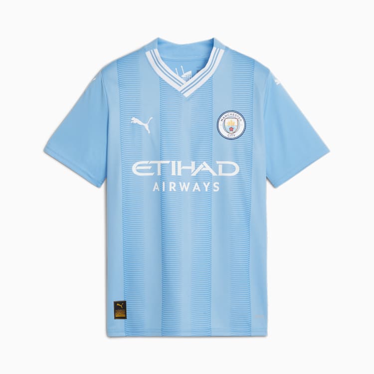 Puma Manchester City 23/24 Big Kids' Replica Home Jersey - 770441-01-PUMA by Puma | Available at Niky's Sports