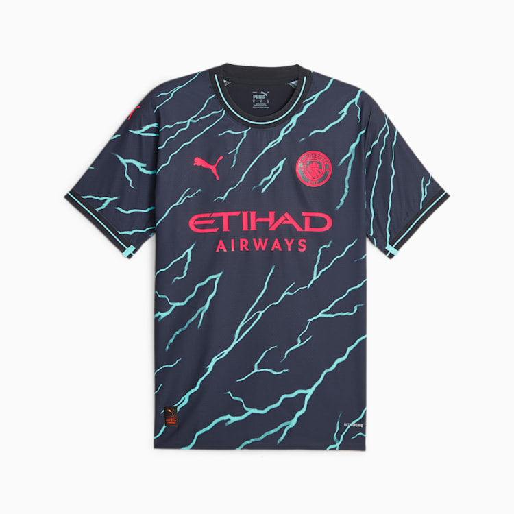 Puma Manchester City 3rd Authentic Soccer Jersey 23/24 - 770459-03-PUMA by Puma | Available at Niky's Sports