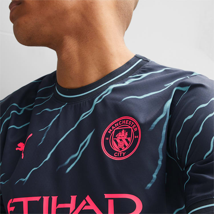 Puma Manchester City 3rd Authentic Soccer Jersey 23/24 - 770459-03-PUMA by Puma | Available at Niky's Sports
