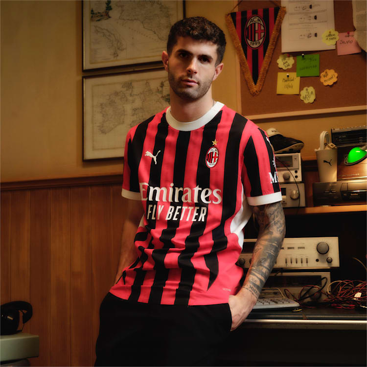 Puma AC Milan Authentic Men's Jersey 24/25 - 774949-01-PUMA by Puma | Available at Niky's Sports