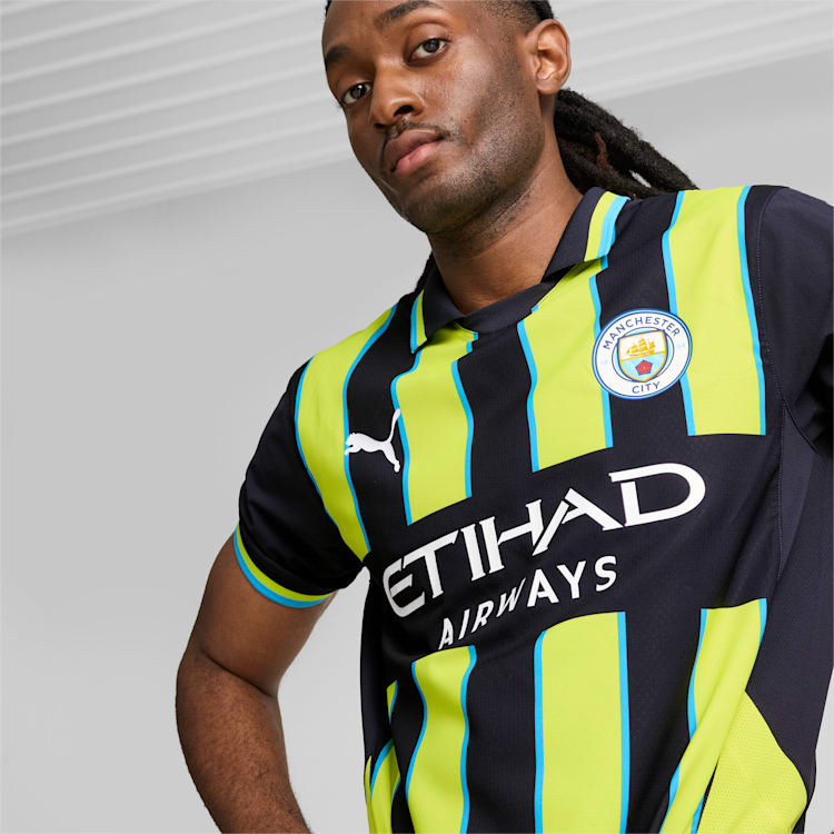 Puma Manchester City 24/25 Away Authentic Men's Soccer Jersey - 775085-02-PUMA by Puma | Available at Niky's Sports