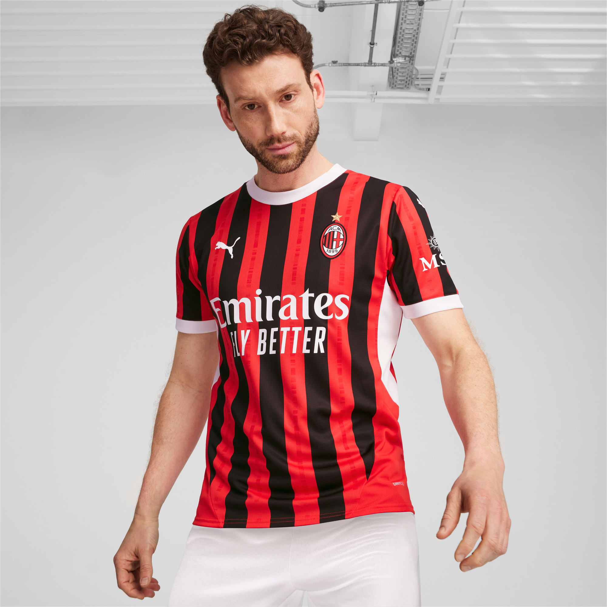 Puma AC Milan Home Mens Jersey 24/25 - 774979-01-PUMA by Puma | Available at Niky's Sports