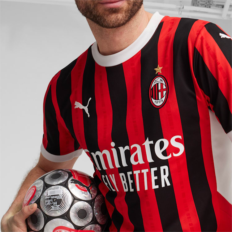 Puma AC Milan Home Mens Jersey 24/25 - 774979-01-PUMA by Puma | Available at Niky's Sports