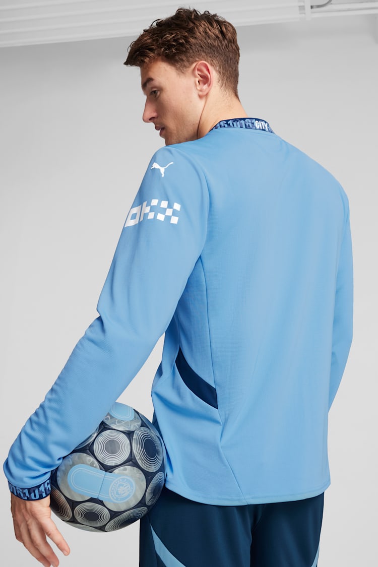 Puma Manchester City 24/25 Men's Home Long Sleeve Jersey - 775076-01-PUMA by Puma | Available at Niky's Sports