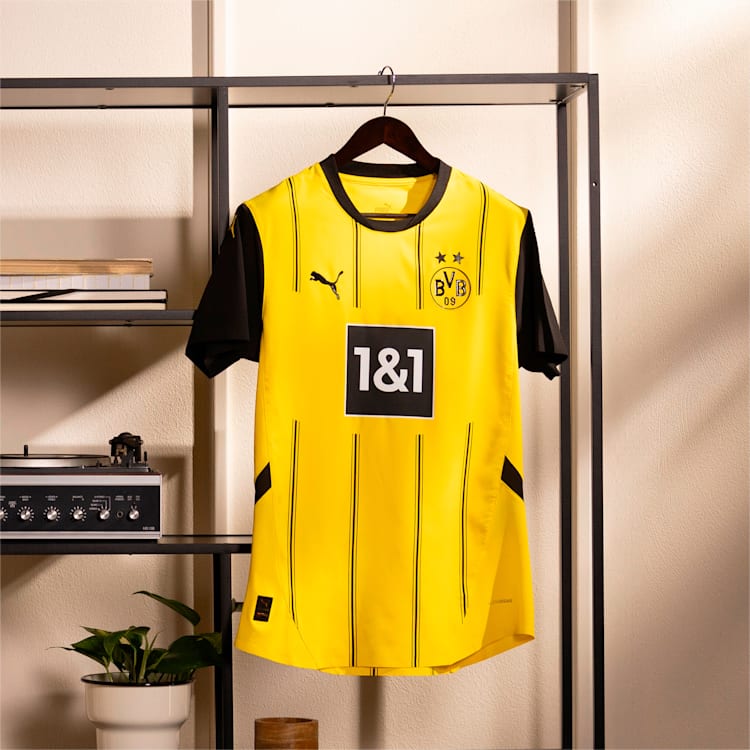Puma Borussia Dortmund 24/25 Men's Authentic Home Soccer Jersey - 774945-01-PUMA by Puma | Available at Niky's Sports