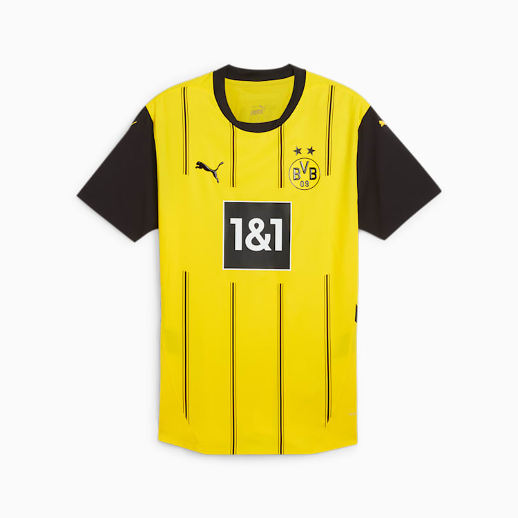 Puma Borussia Dortmund 24/25 Men's Authentic Home Soccer Jersey - 774945-01-PUMA by Puma | Available at Niky's Sports