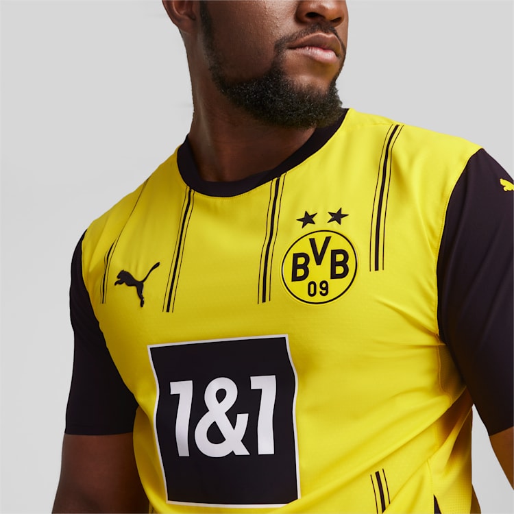 Puma Borussia Dortmund 24/25 Men's Authentic Home Soccer Jersey - 774945-01-PUMA by Puma | Available at Niky's Sports