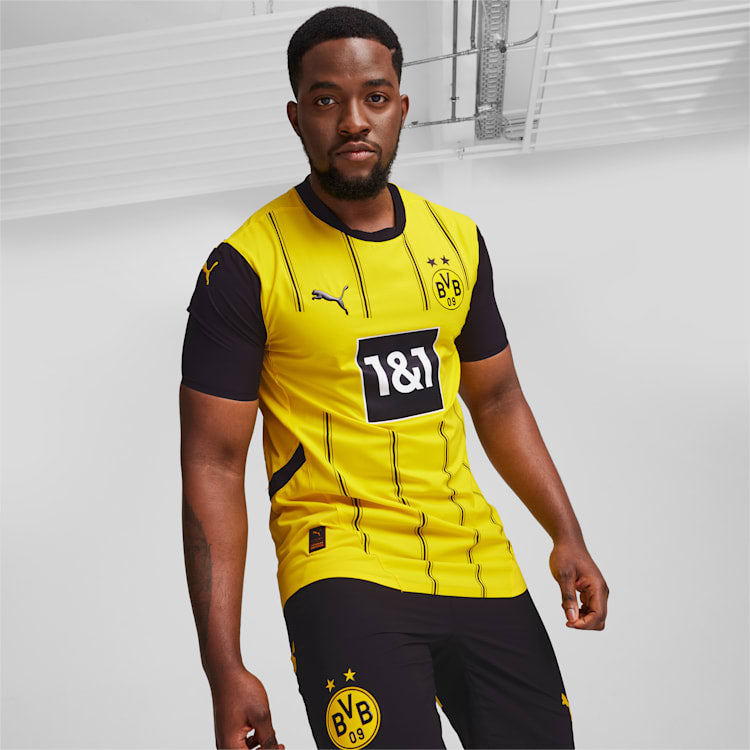Puma Borussia Dortmund 24/25 Men's Authentic Home Soccer Jersey - 774945-01-PUMA by Puma | Available at Niky's Sports