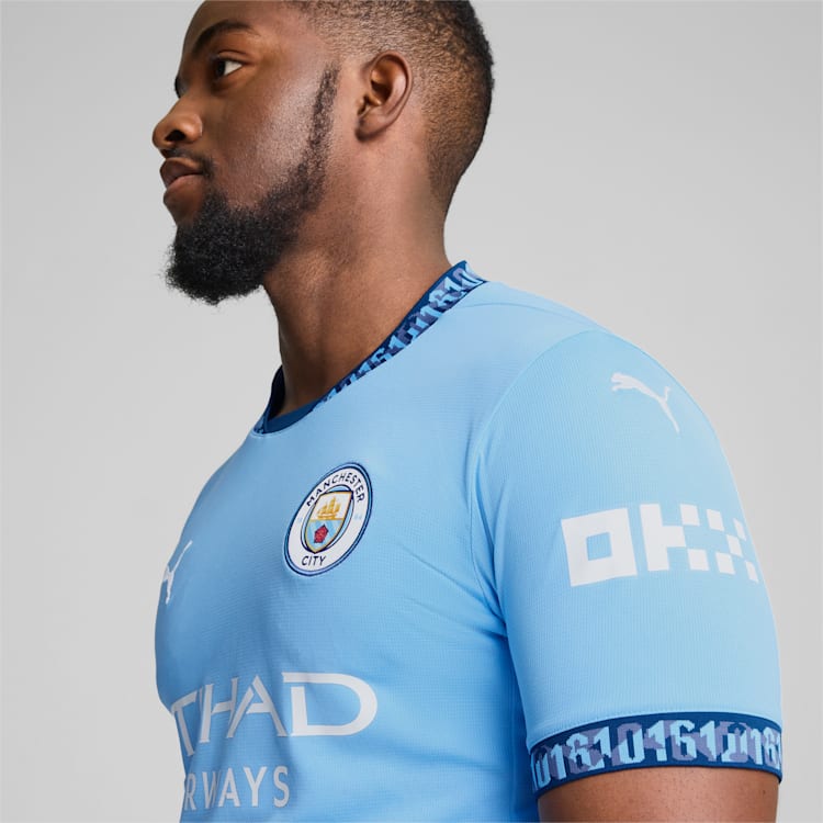Puma Manchester City Men's Home Replica Jersey 24/25 - 775075-01-PUMA by Puma | Available at Niky's Sports
