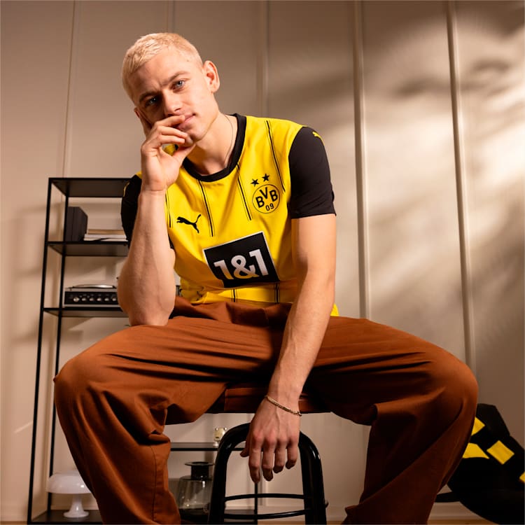 Puma Borussia Dortmund 24/25 Men's Replica Home Soccer Jersey