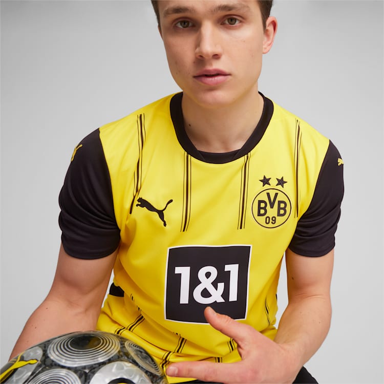 Puma Borussia Dortmund 24/25 Men's Replica Home Soccer Jersey