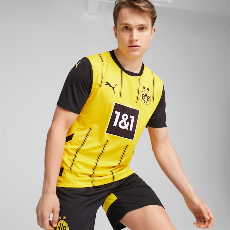 Puma Borussia Dortmund 24/25 Men's Replica Home Soccer Jersey