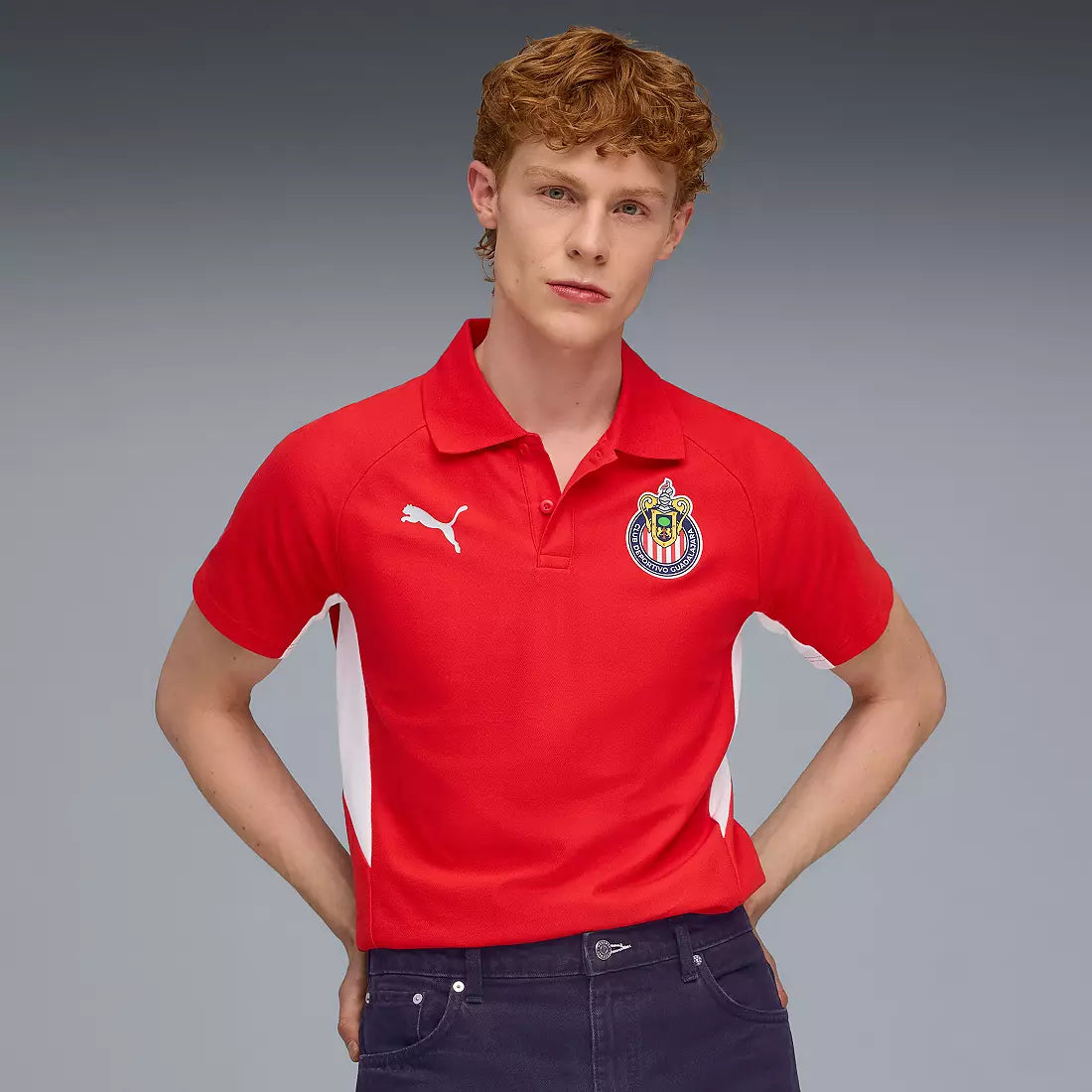 Puma Chivas Evostripe Polo - 782112-03-PUMA by Puma | Available at Niky's Sports