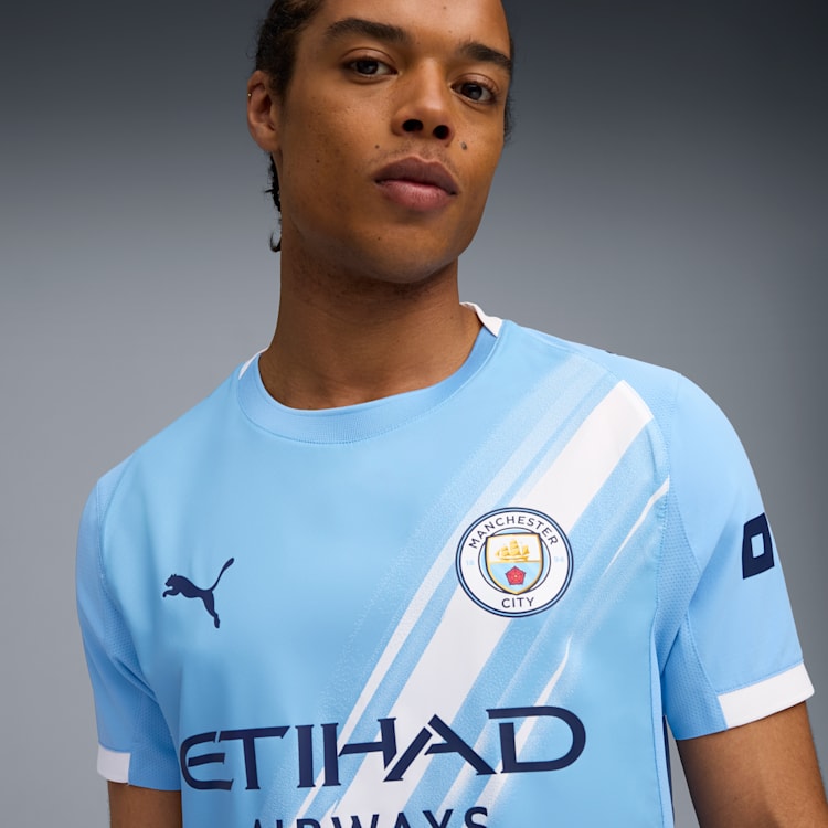 Puma Manchester City Authentic Men's Home Jersey 25/26 - 780336-01-PUMA by Puma | Available at Niky's Sports