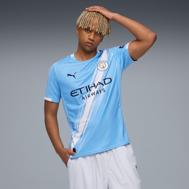 Puma Manchester City Men&#39;s Replica Home Jersey 25/26 - 780338-01-PUMA by Puma | Available at Niky&#39;s Sports