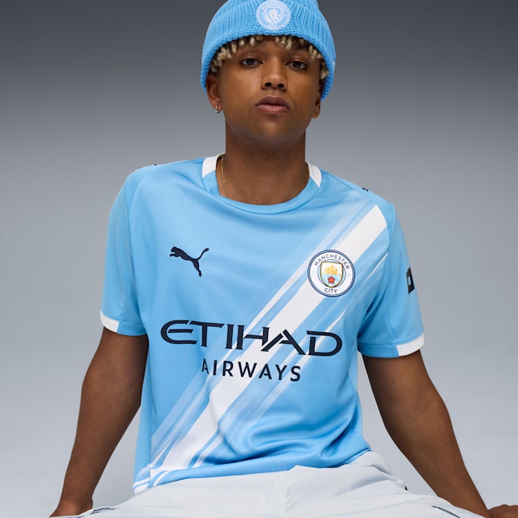 Puma Manchester City Men's Replica Home Jersey 25/26 - 780338-01-PUMA by Puma | Available at Niky's Sports