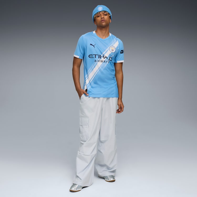 Puma Manchester City Men's Replica Home Jersey 25/26 - 780338-01-PUMA by Puma | Available at Niky's Sports