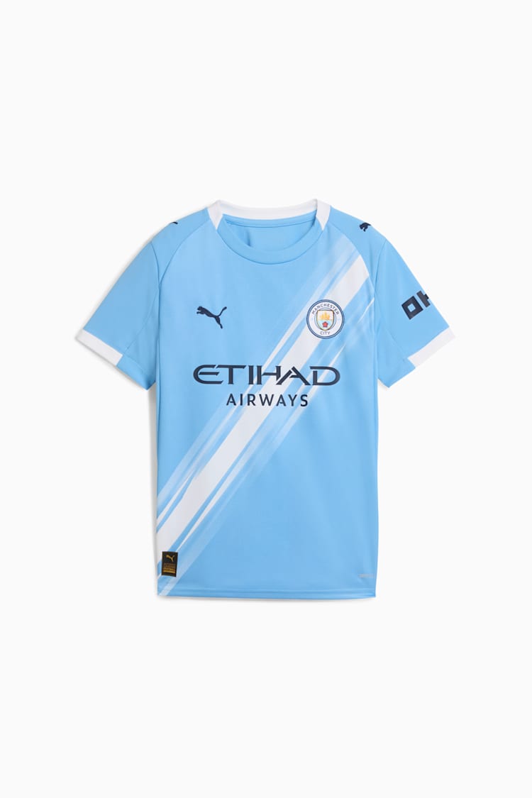Puma Manchester City Youth Home Jersey 25/26 - 780341-01-PUMA by Puma | Available at Niky's Sports