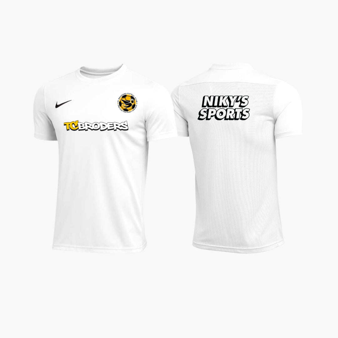 Nike TC Broders Game Jersey White - TCB-BV6742-BV6710-100 by NIKE | Available at Niky&#39;s Sports