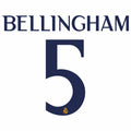 Real Madrid Bellingham 23/24 Home Name and Number Set - RM24-BELLI-H-AUTHENTIC by Authentic | Available at Niky's Sports