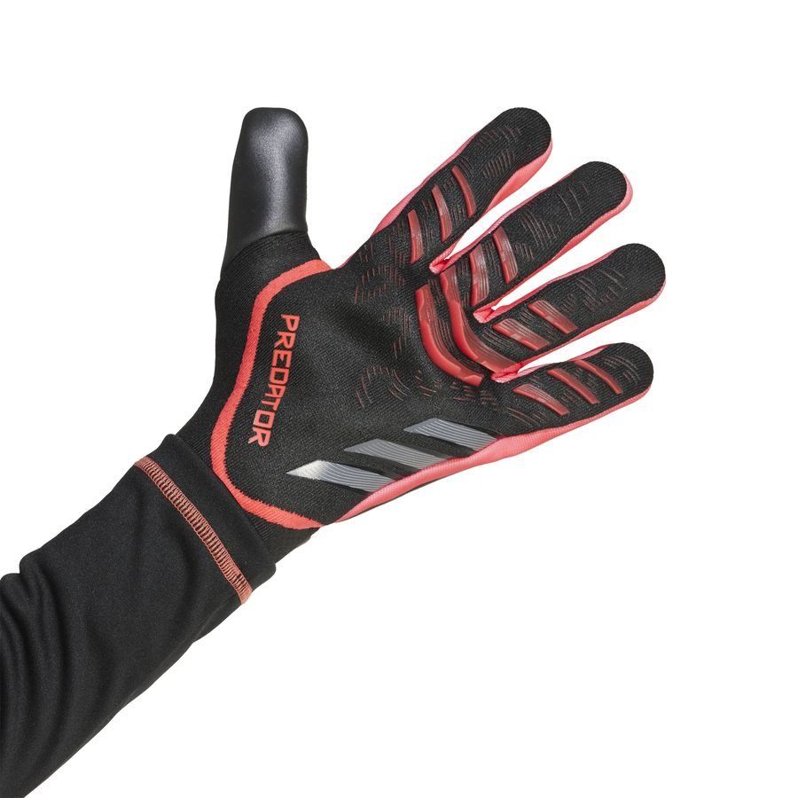 adidas Goalkeeper Gloves Predator Pro Stealth Victory - JF8900-ADIDAS by adidas | Available at Niky's Sports