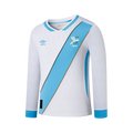 Umbro Guatemala Men's Long Sleeve Home Jersey 2026 - GUALS526101-WH1-UMBRO by Umbro | Available at Niky's Sports
