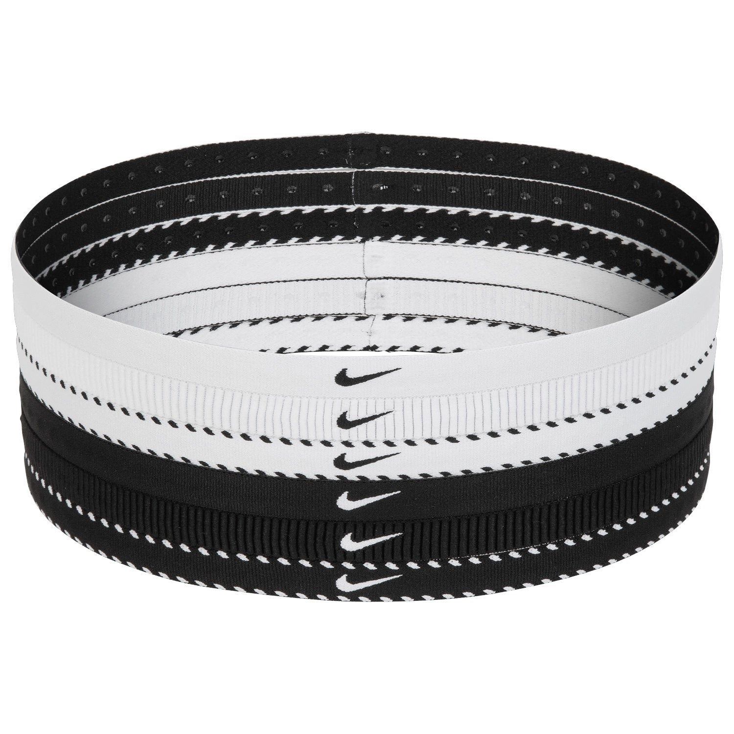 NIKE FLEX CLASSIC HEADBANDS 6PK - N.101.1927.189-NIKE by Nike | Available at Niky's Sports