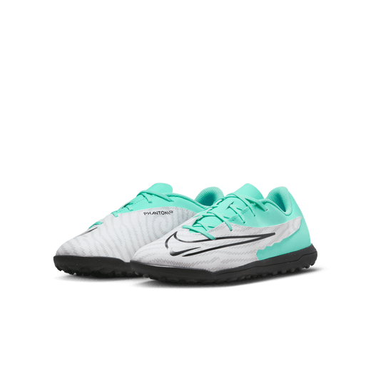 Nike Jr. Phantom GX Club Big Kids' Turf Soccer Shoes - DD9567-300-NIKE by Nike | Available at Niky's Sports