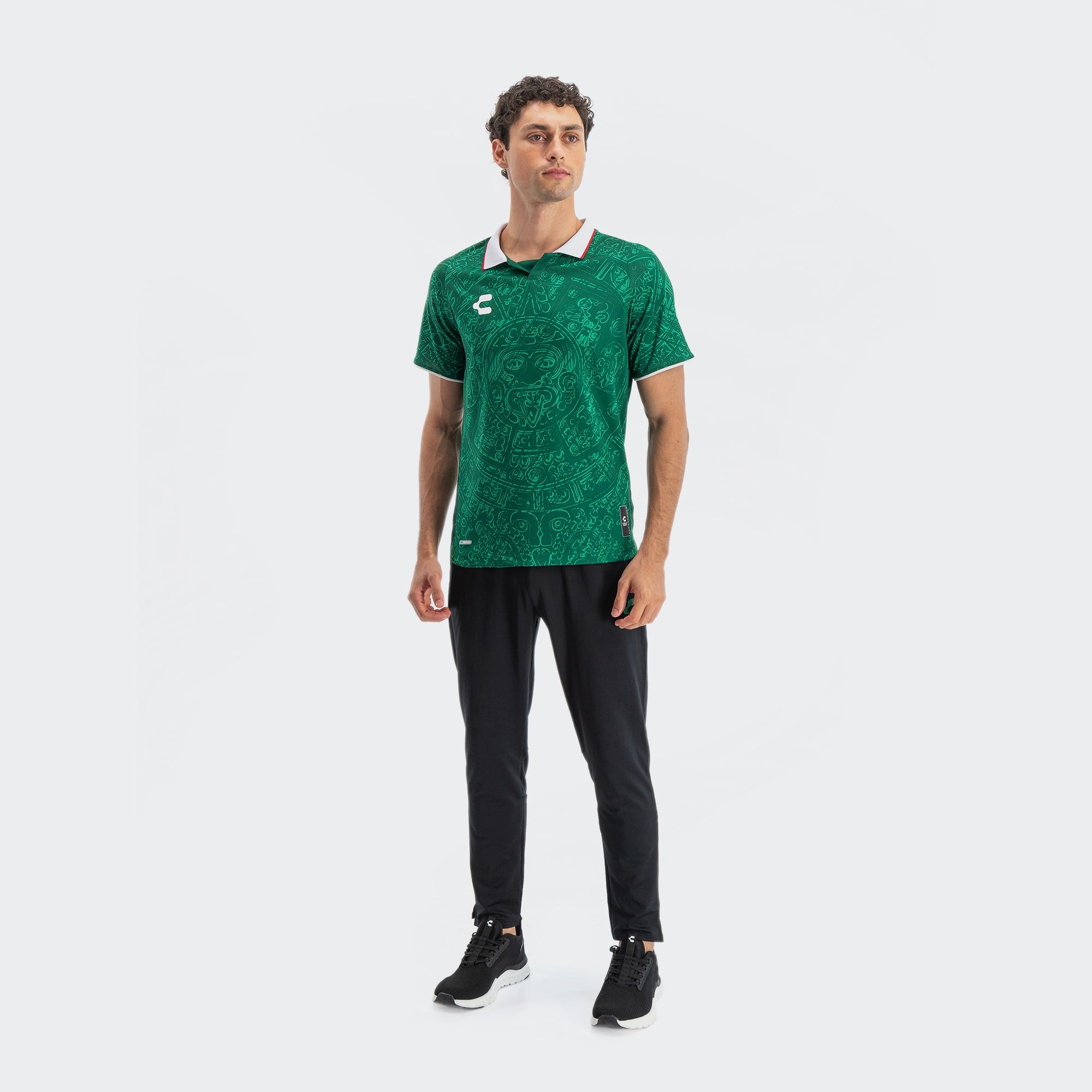 Charly Mexico Aztec Heritage Green Jersey Special Edition - 5020066.300-CHARLY by Charly | Available at Niky's Sports