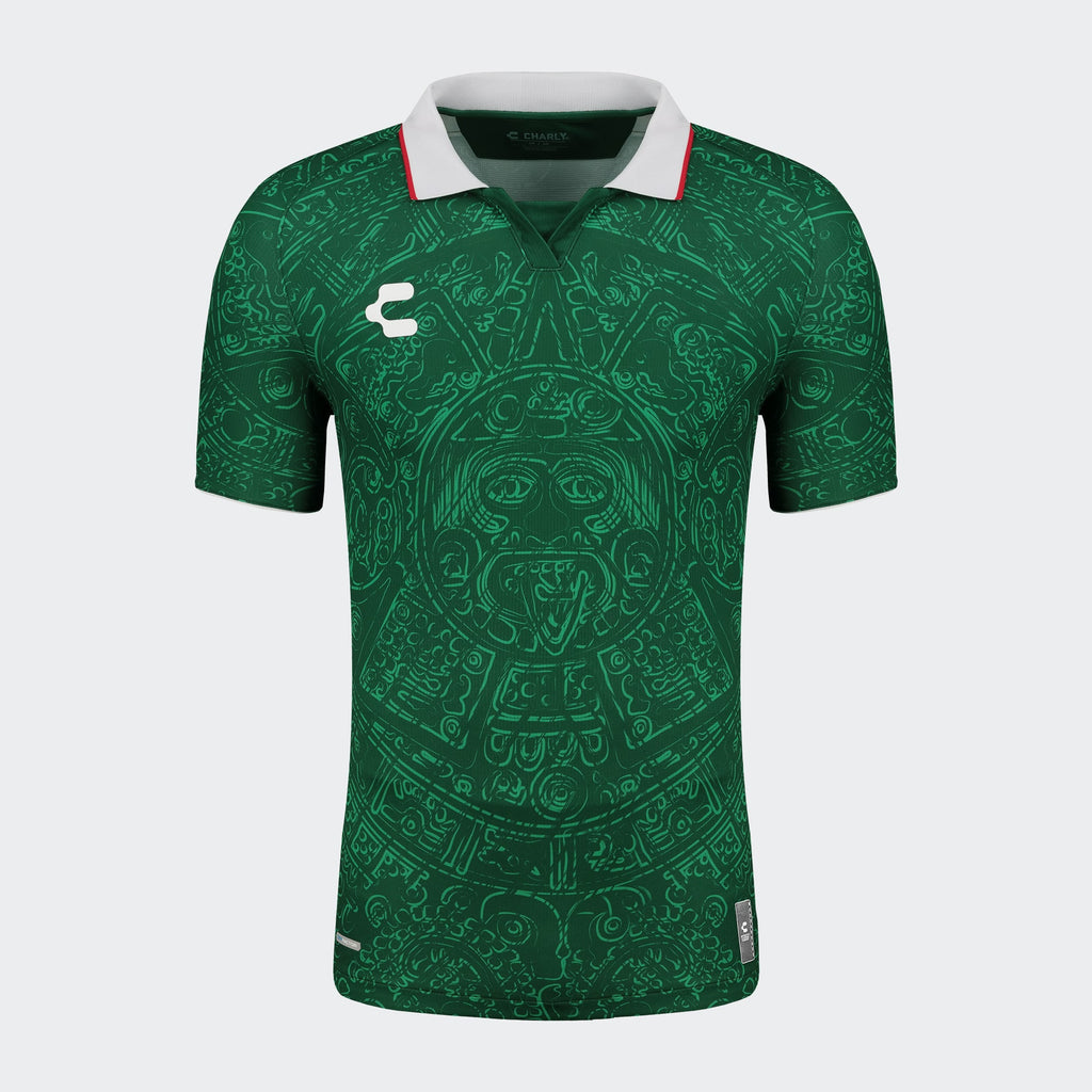 Charly Mexico Aztec Heritage Green Jersey Special Edition - 5020066.300-CHARLY by Charly | Available at Niky's Sports