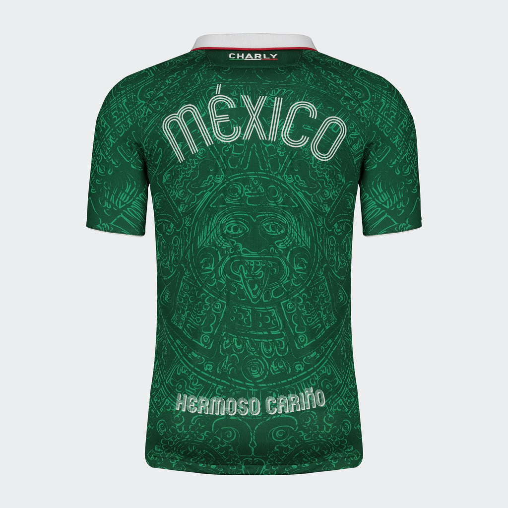 Charly Mexico Aztec Heritage Green Jersey Special Edition - 5020066.300-CHARLY by Charly | Available at Niky's Sports