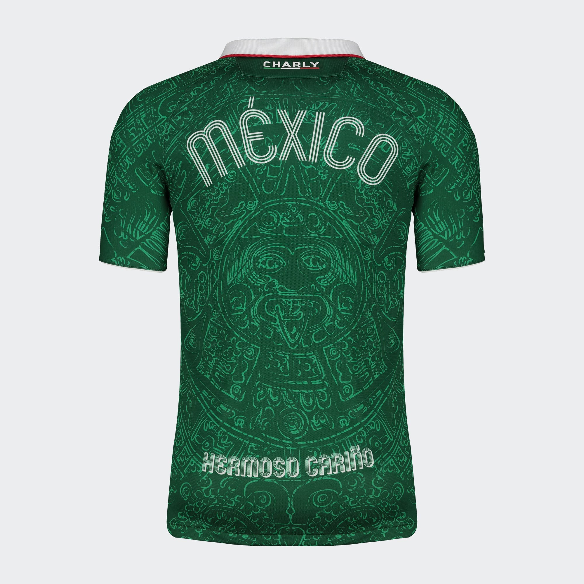 Charly Mexico Aztec Heritage Green Jersey Special Edition - 5020066.300-CHARLY by Charly | Available at Niky's Sports