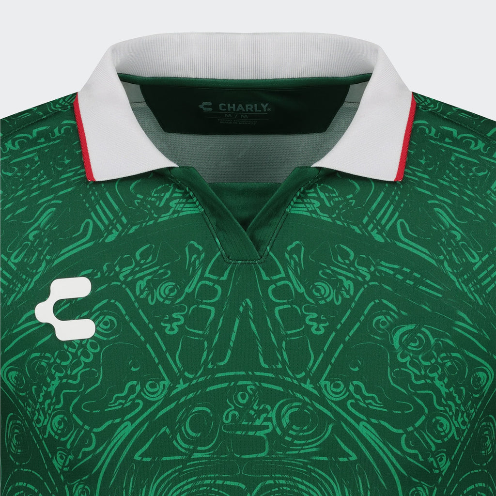 Charly Mexico Aztec Heritage Green Jersey Special Edition - 5020066.300-CHARLY by Charly | Available at Niky's Sports
