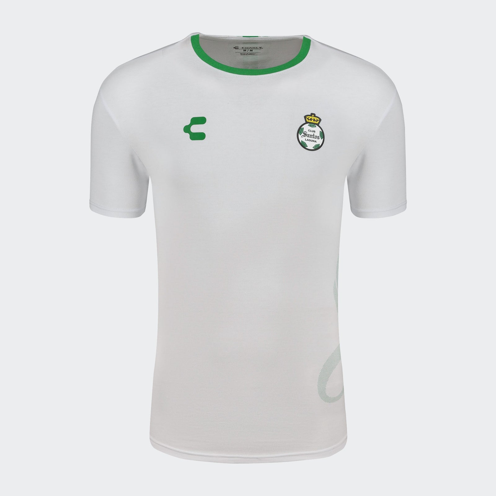 Charly Santos Tee - White - 5095170-WHT-CHARLY by Charly | Available at Niky's Sports
