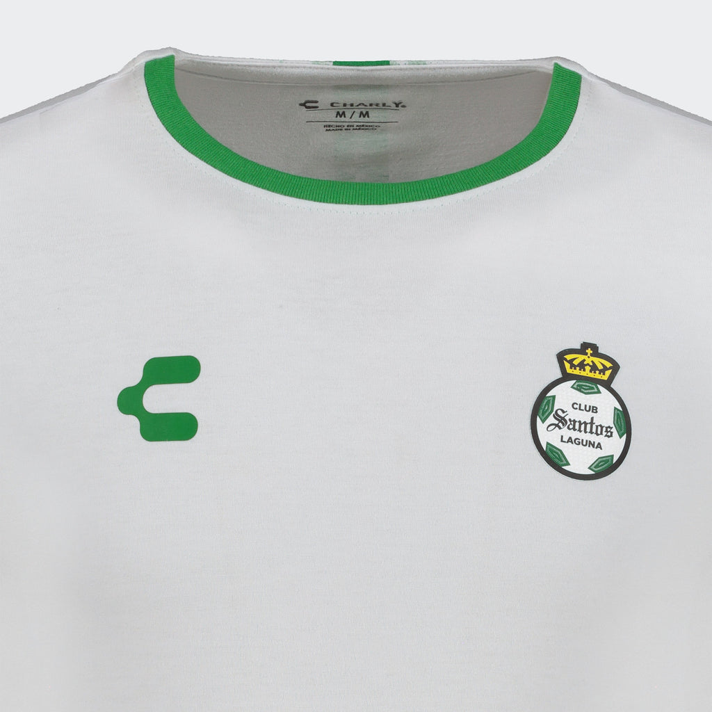 Charly Santos Tee - White - 5095170-WHT-CHARLY by Charly | Available at Niky's Sports