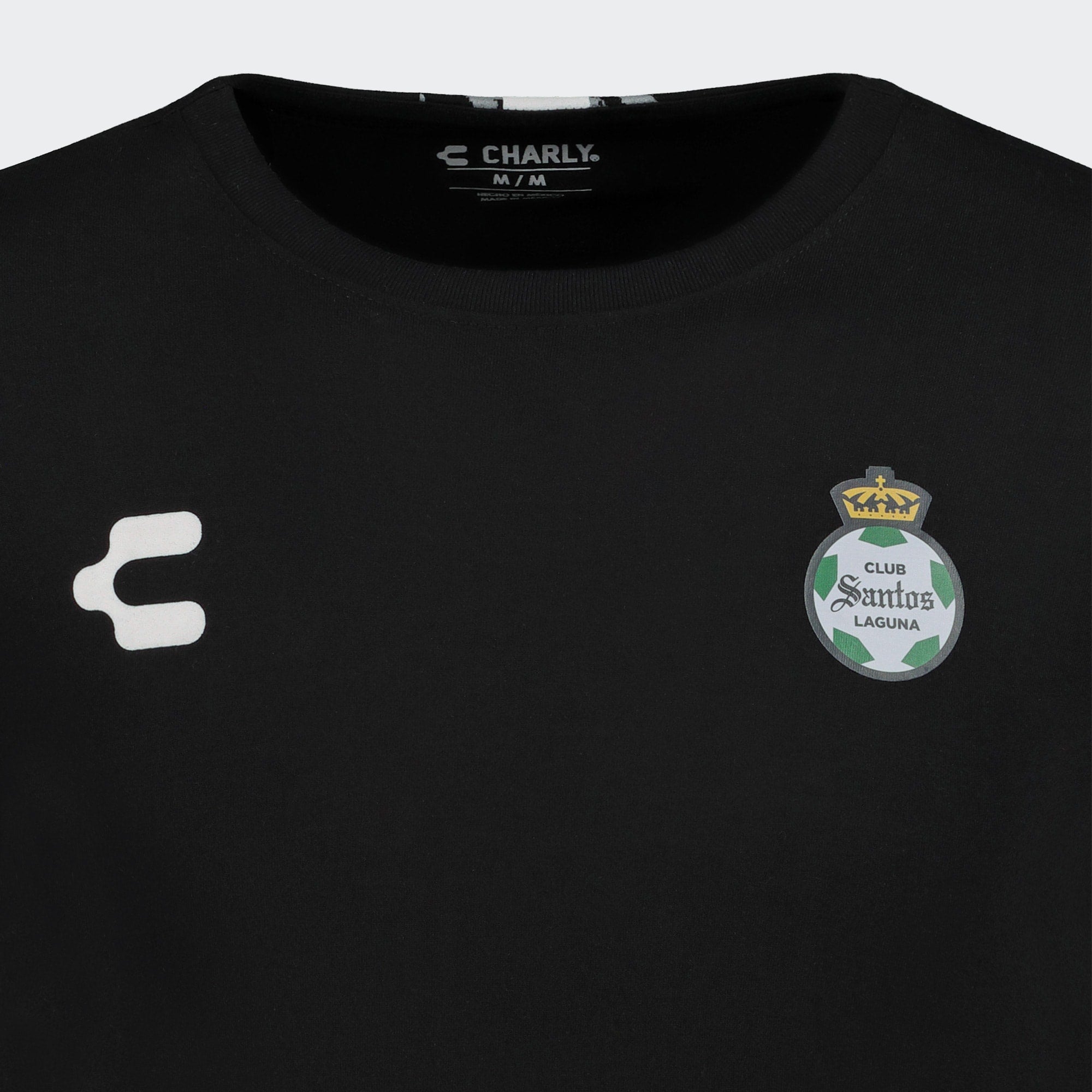 Charly Santos Tee - Black - 5095170-BLK-CHARLY by Charly | Available at Niky's Sports
