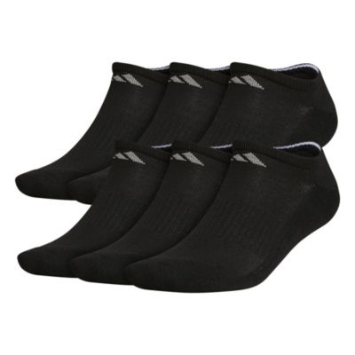 adidas Athletic Cush 6 Pack No Show Black - 5124488-ADIDAS by adidas | Available at Niky's Sports