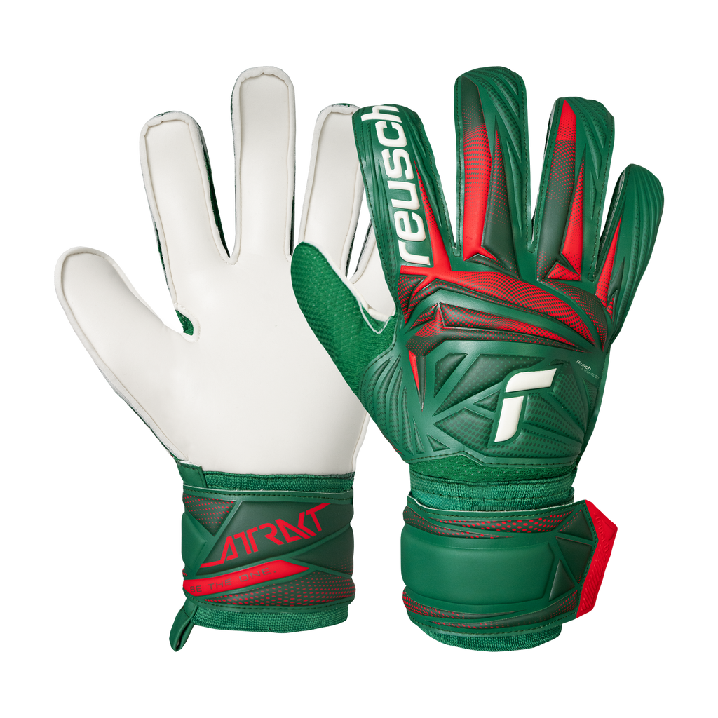 Reusch Attrakt Solid Junior Mexico Colors Goalkeeper Gloves - 5672516-5248-REUSCH by Reusch | Available at Niky's Sports