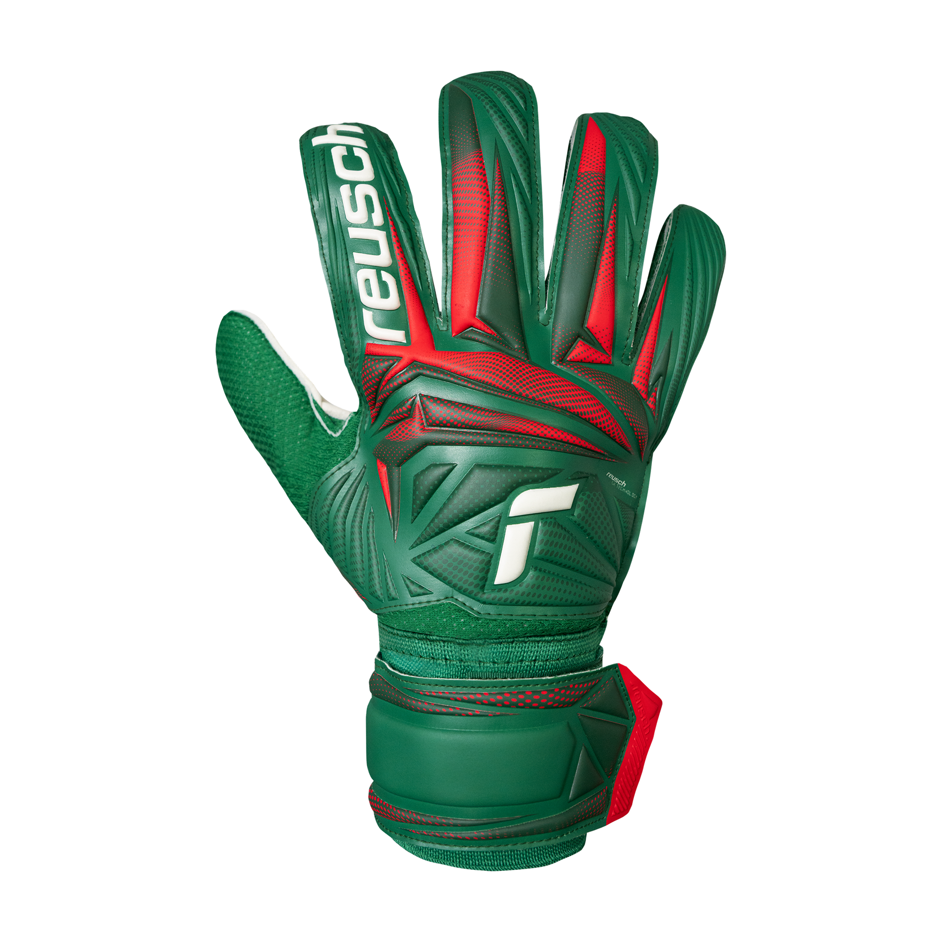 Reusch Attrakt Solid Junior Mexico Colors Goalkeeper Gloves - 5672516-5248-REUSCH by Reusch | Available at Niky's Sports