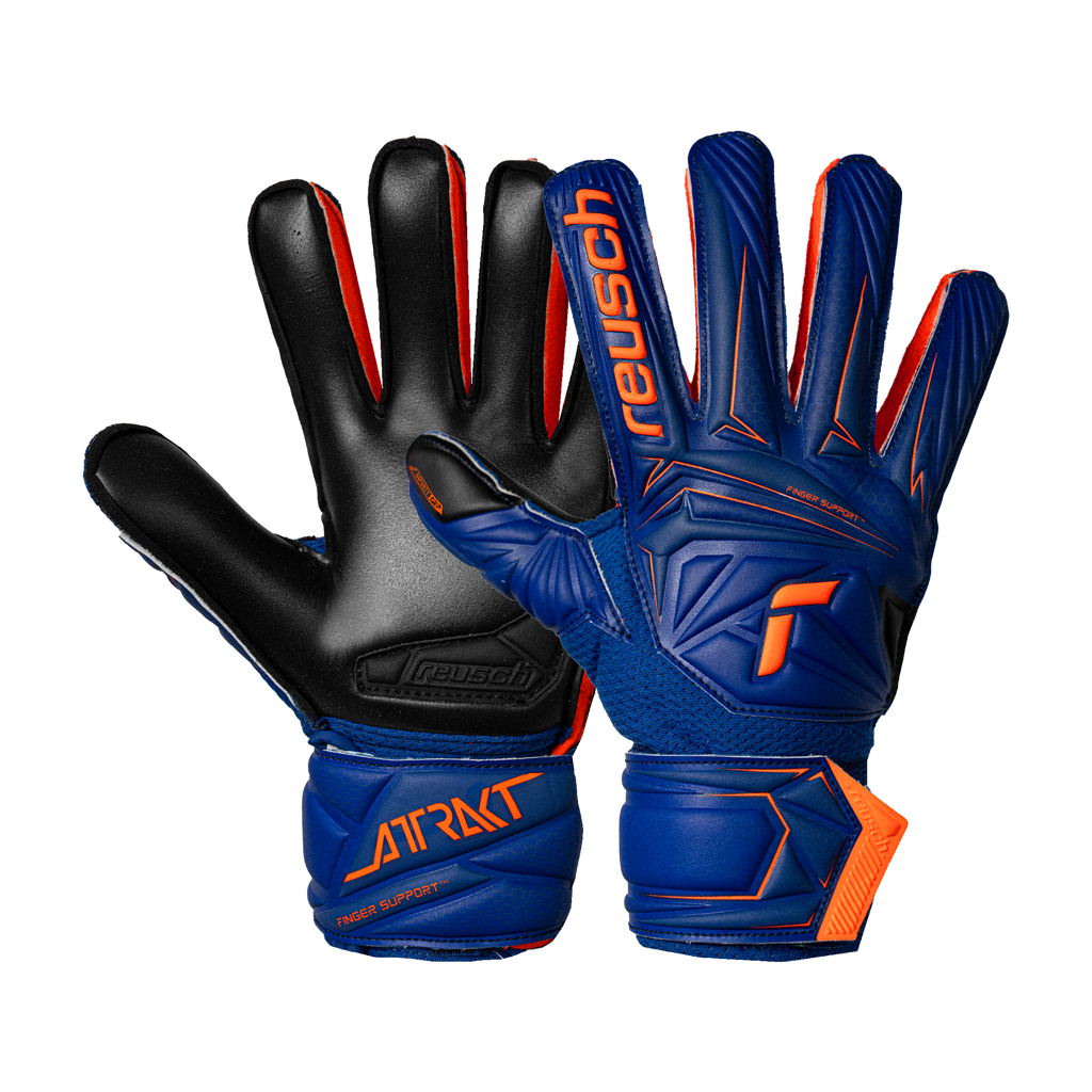 Reusch Attrakt Infinity Finger Support Junior Goalkeeper Gloves - 5672710-4127-REUSCH by Reusch | Available at Niky's Sports