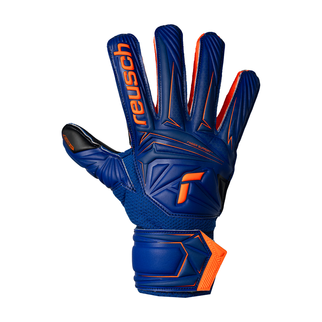 Reusch Attrakt Infinity Finger Support Junior Goalkeeper Gloves - 5672710-4127-REUSCH by Reusch | Available at Niky's Sports