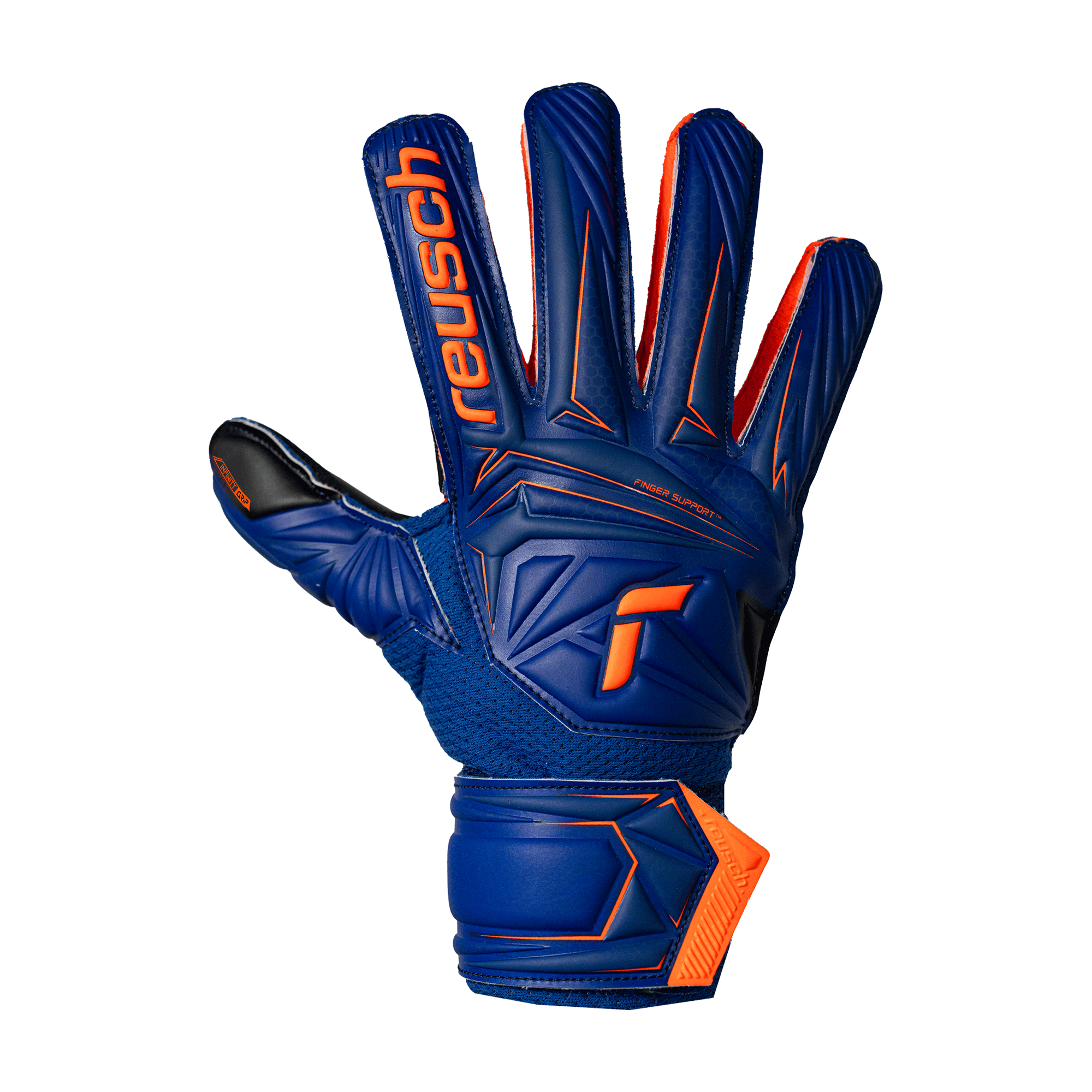 Reusch Attrakt Infinity Finger Support Junior Goalkeeper Gloves - 5672710-4127-REUSCH by Reusch | Available at Niky's Sports