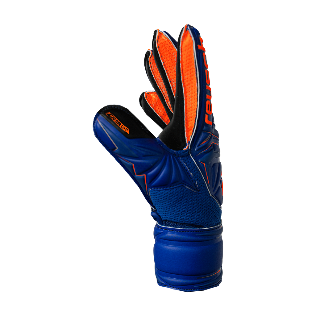 Reusch Attrakt Infinity Finger Support Junior Goalkeeper Gloves - 5672710-4127-REUSCH by Reusch | Available at Niky's Sports
