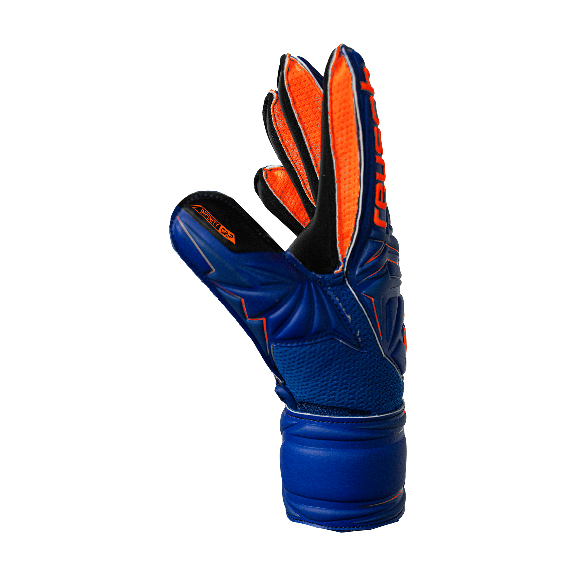 Reusch Attrakt Infinity Finger Support Junior Goalkeeper Gloves - 5672710-4127-REUSCH by Reusch | Available at Niky's Sports