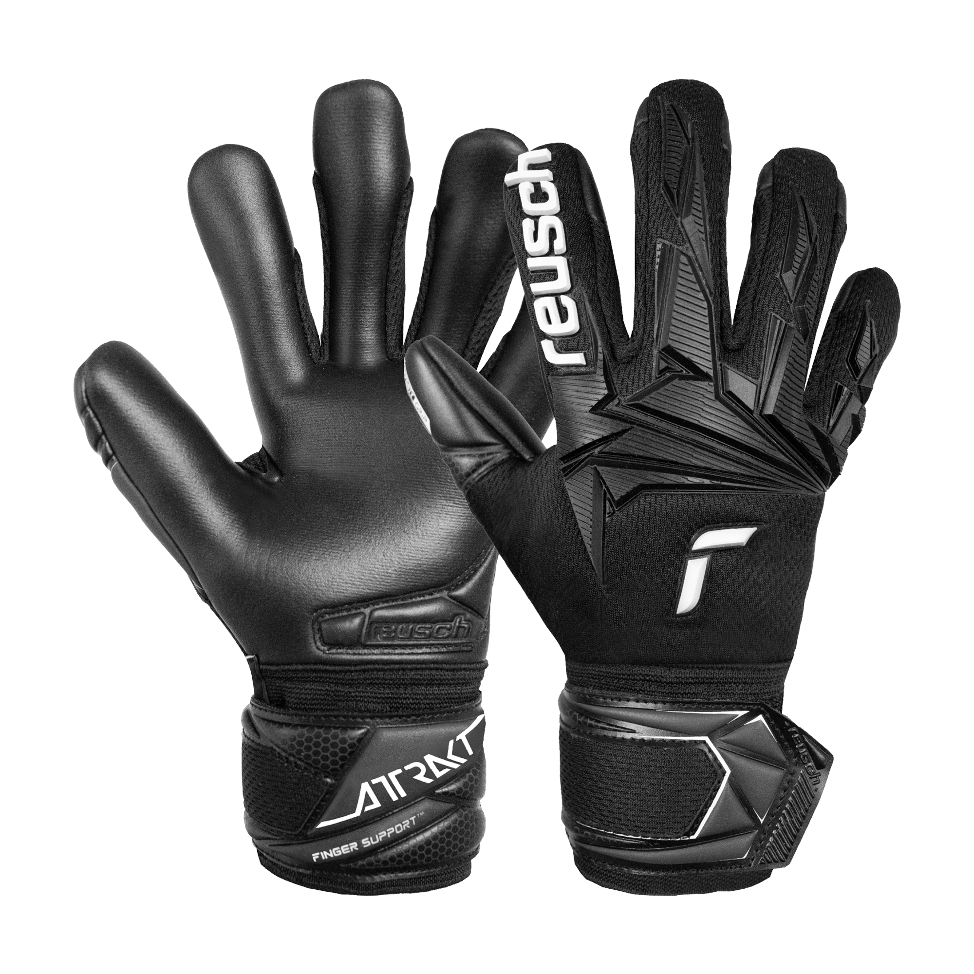 Reusch Attrakt Freegel Infinity Finger Support Junior Goalkeeper Gloves - 5672730-7700-REUSCH by Reusch | Available at Niky's Sports