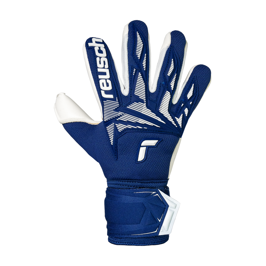 Reusch Attrakt Freegel Gold X Finger Support Junior Goalkeeper Gloves - 5672960-4414-REUSCH by Reusch | Available at Niky's Sports