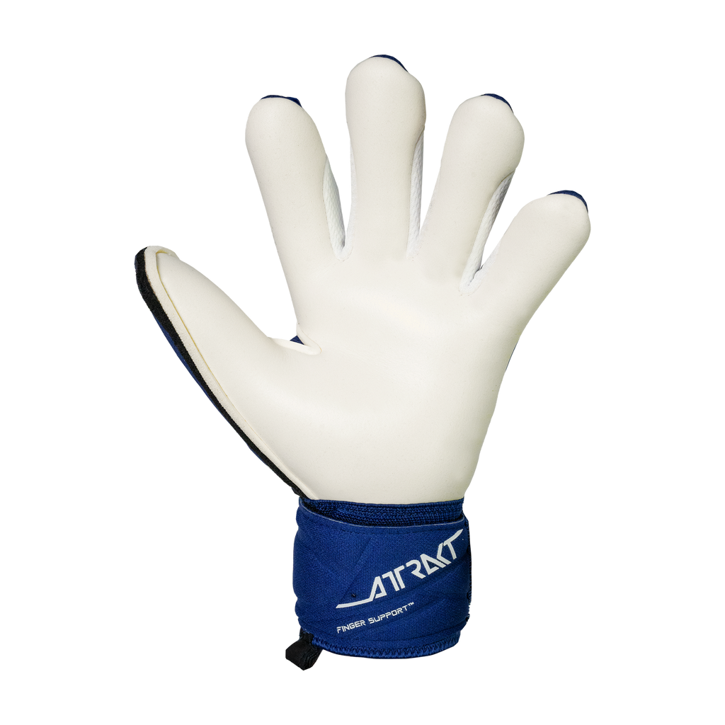 Reusch Attrakt Freegel Gold X Finger Support Junior Goalkeeper Gloves - 5672960-4414-REUSCH by Reusch | Available at Niky's Sports