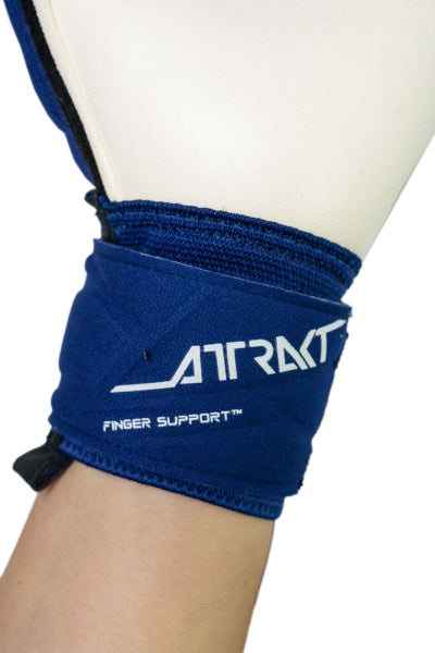 Reusch Attrakt Freegel Gold X Finger Support Junior Goalkeeper Gloves - 5672960-4414-REUSCH by Reusch | Available at Niky's Sports