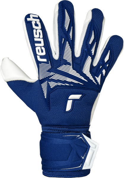 Reusch Attrakt Freegel Gold X Finger Support Junior Goalkeeper Gloves - 5672960-4414-REUSCH by Reusch | Available at Niky's Sports
